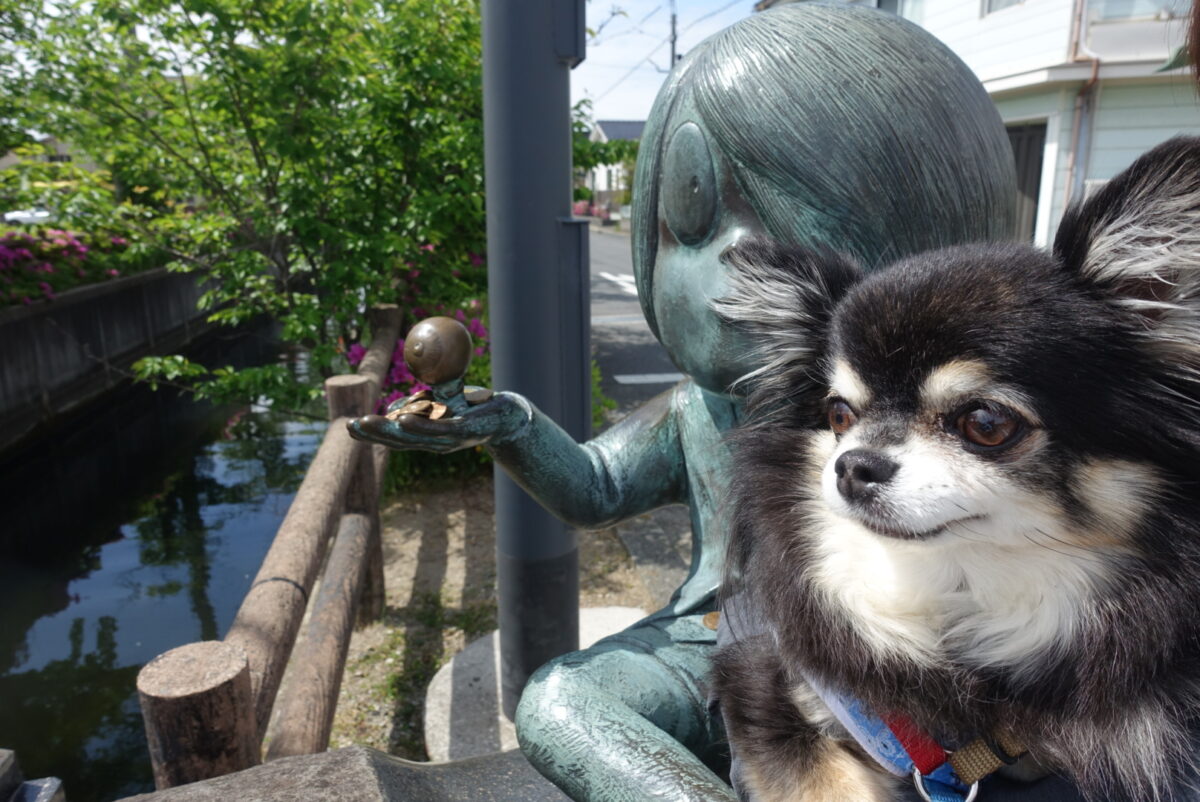 鬼太郎ブロンズと鳳龍
