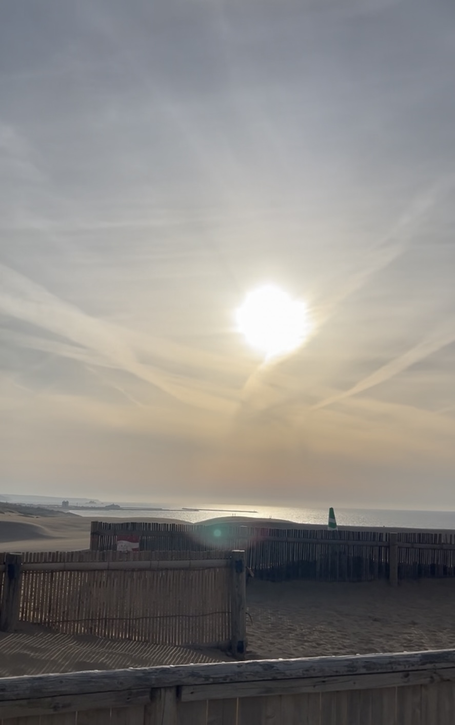 鳥取砂丘夕日